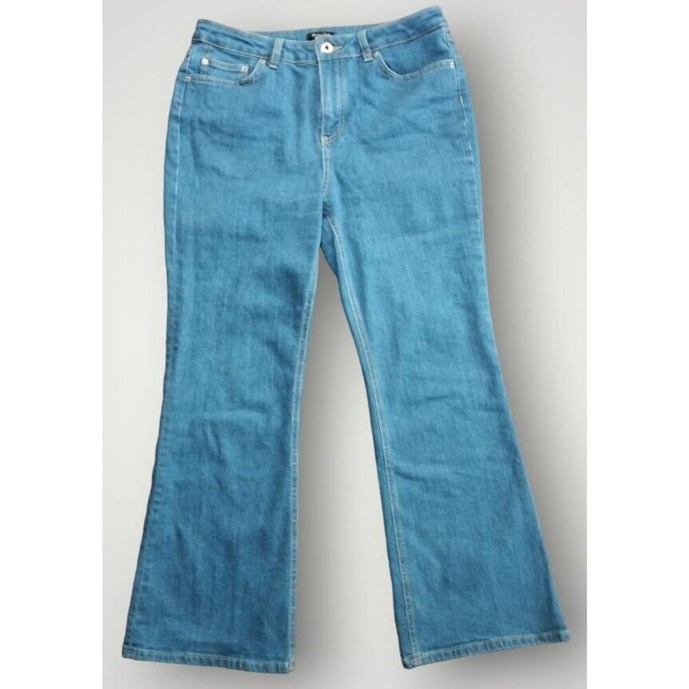 Massimo Dutti Women's Bootcut Denim Jeans Medium Wash Size 8S great condition
